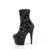 ADORE-1042SQ Black Multi Sequins/Black