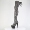 ADORE-3008SP-BT Grey-Black Snake Print/Black Matte