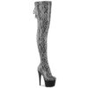 ADORE-3008SP-BT Grey-Black Snake Print/Black Matte