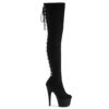 ADORE-3063 Black Stretch Microfiber/Black Matte