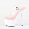 ADORE-708 Clear-Baby Pink/White