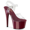 ADORE-708 Clear/Burgundy