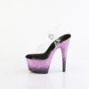 ADORE-708SS Clear/Black-Purple Multi Glitter