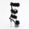 ADORE-728F Clear-Black Fur/M