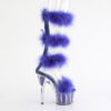 ADORE-728F Clear-Royal Blue Fur/M