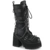 ASSAULT-117 Black Vegan Leather