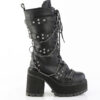 ASSAULT-117 Black Vegan Leather