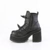 ASSAULT-72 Black Vegan Leather