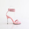 CHIC-40 Baby Pink Faux Leather-Rhinestones/Baby Pink