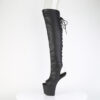 CRAZE-3019 Black Faux Leather/Black Matte