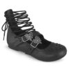 DAISY-11 Black Vegan Leather