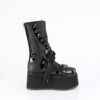 DAMNED-120 Black Vegan Leather-Patent