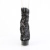 DELIGHT-1008SQ Black Sequins/Black Matte