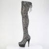 DELIGHT-3008SP-BT Grey-Black Snake Print/Black Matte