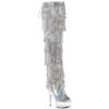 DELIGHT-3017HG-RSF Silver Holo Metallic Pu/Clear