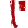 DELIGHT-3018 Red Stretch  Patent/Red