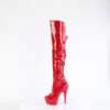 DELIGHT-3018 Red Stretch  Patent/Red