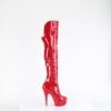 DELIGHT-3018 Red Stretch  Patent/Red