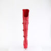 DELIGHT-3018 Red Stretch  Faux Leather/Red Matte