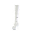 DELIGHT-3018 White Stretch  Patent/White