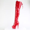 DELIGHT-3022 Red Stretch Patent/Red