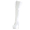 DELIGHT-3022 White Stretch Patent/White