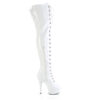 DELIGHT-3022 White Stretch Patent/White