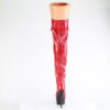 DELIGHT-3029 Red Stretch Hologram Patent/Black Matte