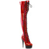 DELIGHT-3029 Red Stretch Hologram Patent/Black Matte