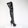 DELIGHT-4023 Black Stretch Patent/Black