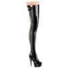 DELIGHT-4050 Black Stretch Patent/Black