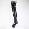 DELIGHT-4050 Black Stretch Patent/Black