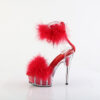 DELIGHT-624F Clear-Red Fur/M