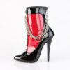 DOMINA-1033 Black-Red Patent