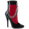 DOMINA-1033 Black-Red Patent