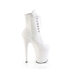 FLAMINGO-1020 White Faux Leather/White Matte