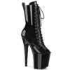 FLAMINGO-1041GP Black Glitter Patent/M