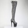 FLAMINGO-3008SP-BT Grey-Black Snake Print/Black Matte