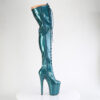 FLAMINGO-3020GP Teal Glitter Patent/M