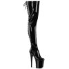 FLAMINGO-3850 Black Stretch  Patent/Black