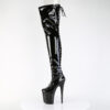 FLAMINGO-3850 Black Stretch  Patent/Black