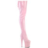 FLAMINGO-3850 Baby Pink Stretch  Patent/Baby Pink