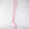 FLAMINGO-3850 Baby Pink Stretch  Patent/Baby Pink