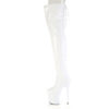 FLAMINGO-3850 White Stretch  Patent/White