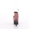 FLAMINGO-808SS Clear/Black-Pink Multi Glitter