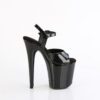 FLAMINGO-809GP Black Glitter Patent/M