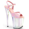 FLAMINGO-809HT Baby Pink Holo Patent/Holo Tinted