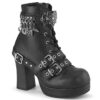 GOTHIKA-66 Black Vegan Leather