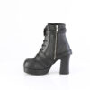 GOTHIKA-66 Black Vegan Leather