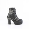 GOTHIKA-66 Black Vegan Leather